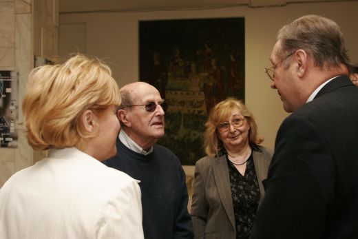 Manoel de Oliveira, Magda Mihailescu, Krzystof Zanussi at B-EST IFF 2006